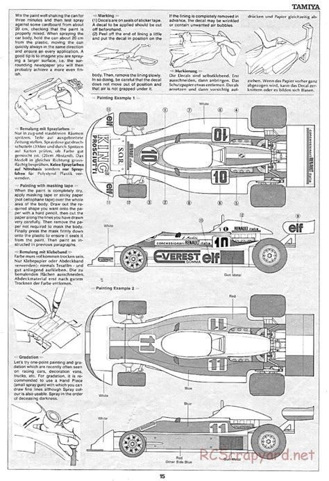 Tamiya 58014 Manual • Martini Mk22 Renault F2 • Rcscrapyard