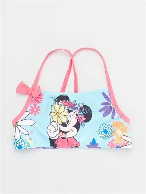 Bikini Minnie Rosa Azul Kiabi