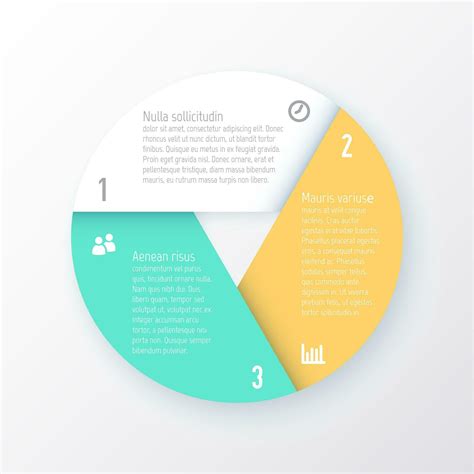 Infographic Diagramm Pie Chart Template Vector Art At Vecteezy