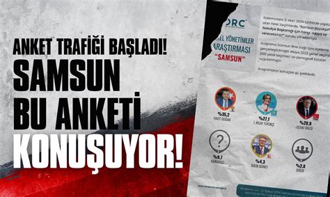 Anket Trafiği Başladı Samsun Bu Anketi Konuşuyor