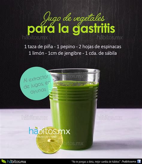 Un jugo para la gastritis Hábitos Health Coaching