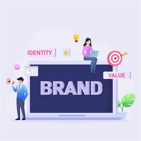 Premium Vector Build Branding Or Brand Awareness Marketing Or