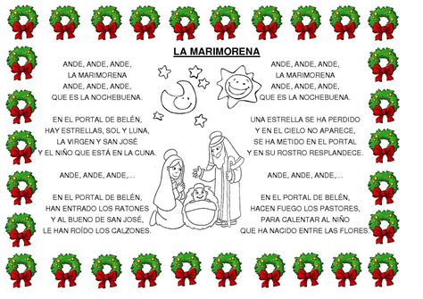 El Blog De La Se O Sara Navidad Letras De Villancicos