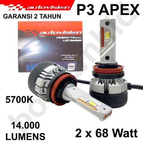 Jual Lampu Led Autovision Carbon Lx W H H Hb Lumen Super