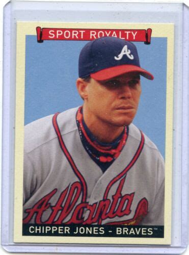 Upper Deck Goudey Sport Royalty Chipper Jones For Sale