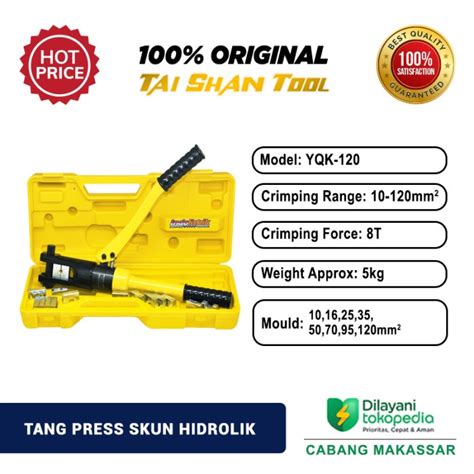 Jual Tang Crimping Tool Mm Taishan Yqk Tang Press Skun Hidrolik