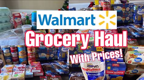 WALMART GROCERY HAUL PREPPER PANTRY EMERGENCY FOOD STOCKPILE