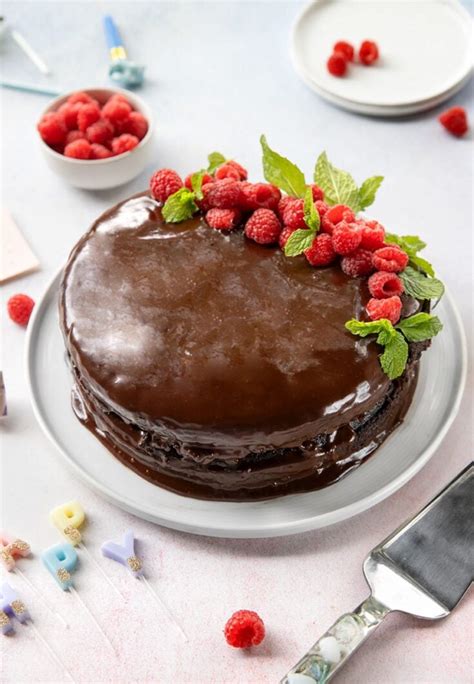 Our Favorite Chocolate Vegan Birthday Cake