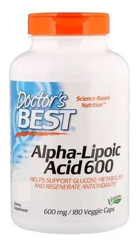 Cido Alfa Lipo Co Mg C Psulas Doctor S Best Usa Frete Gr Tis