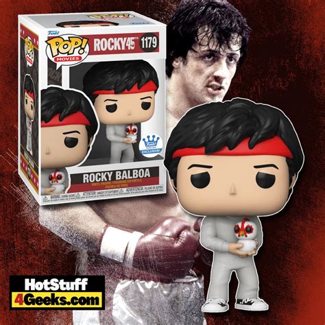 2021 New And Exclusive Rocky Balboa With Chicken Funko Pop