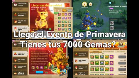 Llega El Evento De Primavera 2021 Tienes Tus 7000 Gemas Rise Of