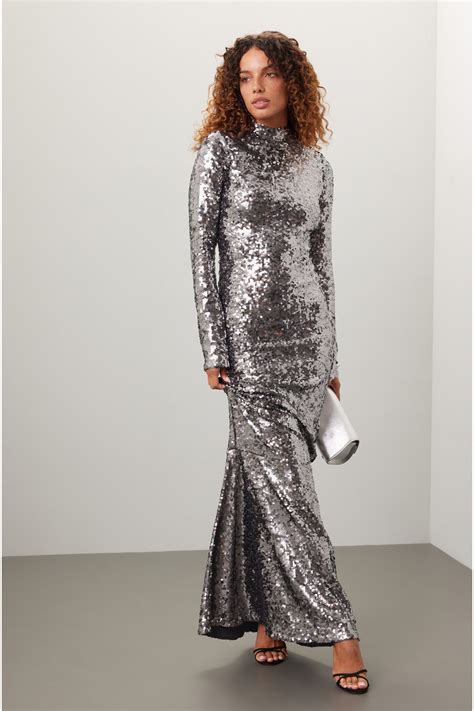 Sequin Maxi Dress By Good American Rent The Runway