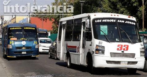 Aumentan Accidentes De Transporte Público En Puebla Capital