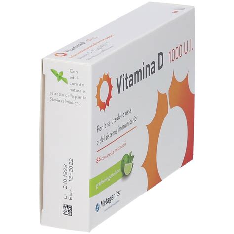 Metagenics Vitamina D 1000 U L 84 Pz Redcare