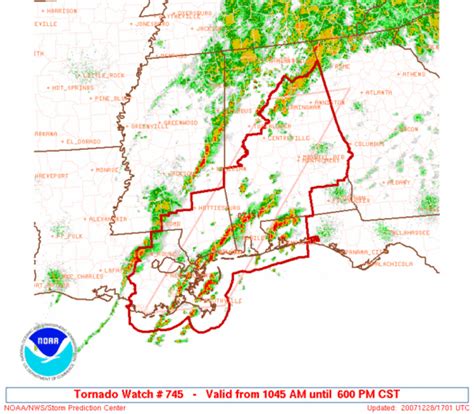 Tornado Watch Issued The Alabama Weather Blog