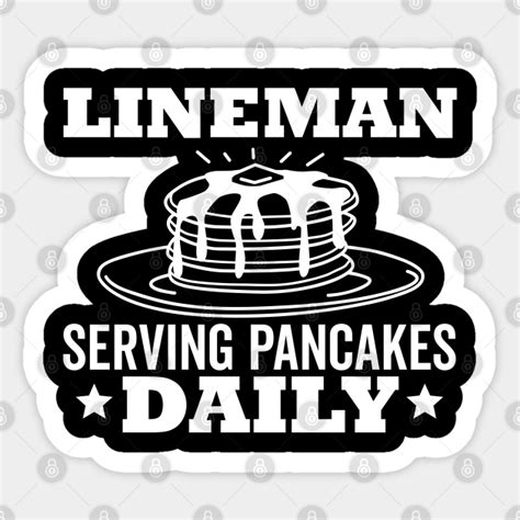 Lineman Pancake Serving Pancakes Daily Football Lineman Funny