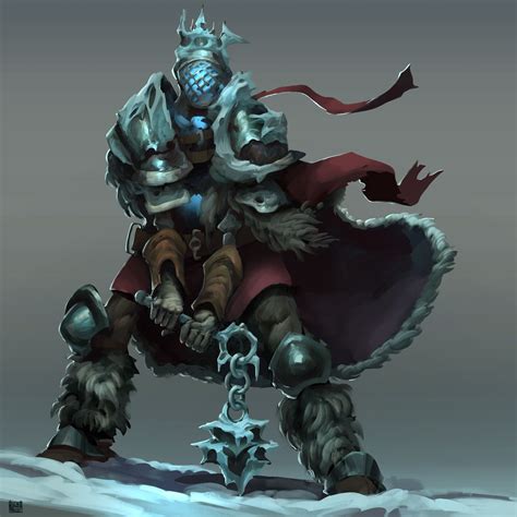 Artstation Week 3 Frost Undead Hue Teo Undead Warrior Cartoon