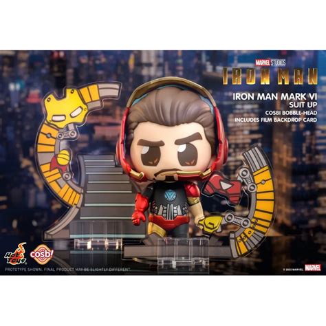全新 Hot Toys 鋼鐵人 Cosbi 變裝 Suit up盲盒 確認款 馬克6 MK VI 蝦皮購物