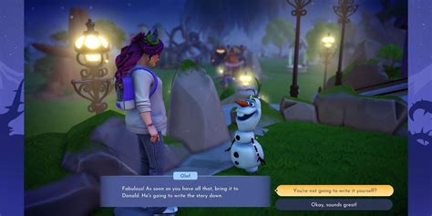 Disney Dreamlight Valley The Role Of A Lifetime Olaf Friendship Quest