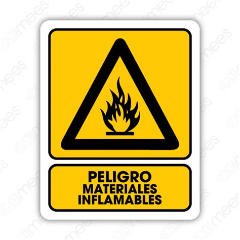 Spr 004 Señalamiento Peligro Materiales Inflamables Mees Señalización