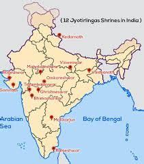 12 Jyotirlinga Map In India In Hindi - It is believed that the darshan ...