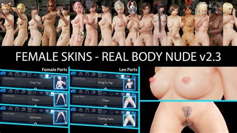 Tekkenmods Skin Female Real Body Nude Mod V