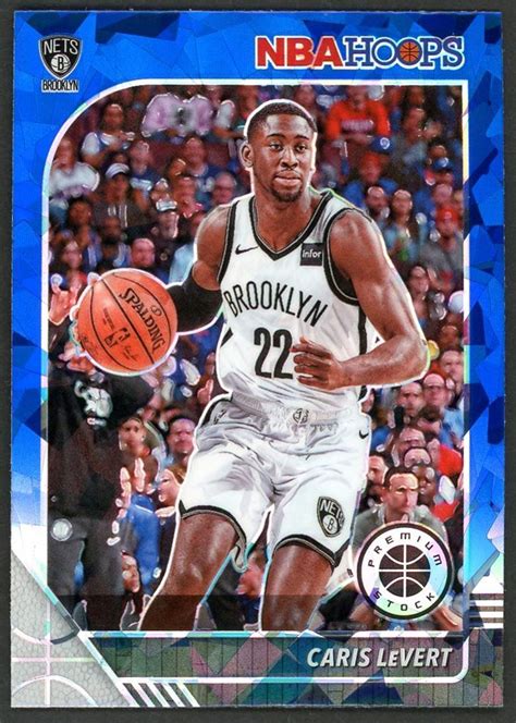 2019 20 Hoops Premium Blue Cracked Ice Prizm Caris Levert Brooklyn Nets