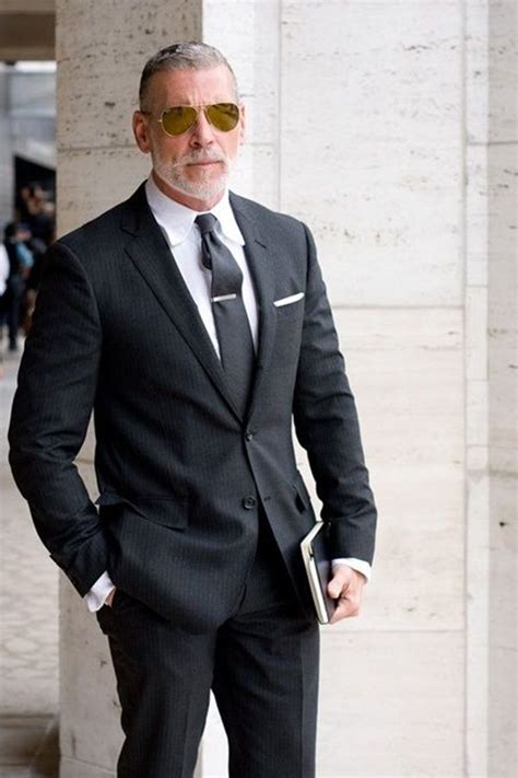 40 Fabulous Old Man Fashion Looks Sexy Older Man And Suits