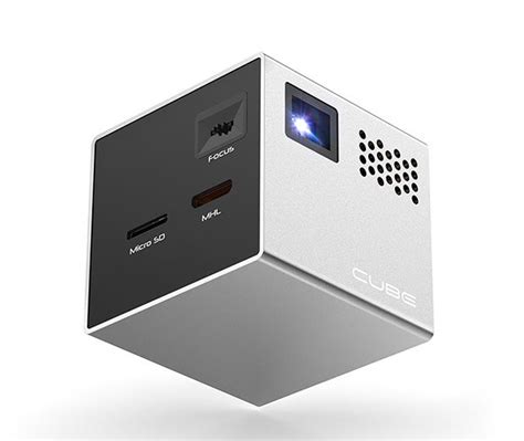 The Cube Projector | WERD | Mobile projector, Projector, Cube