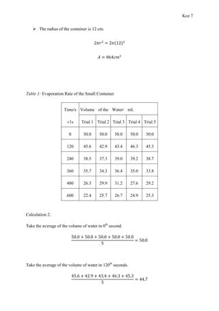 Chemistry Lab Report 3 | PDF