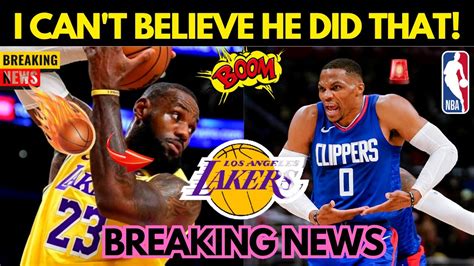 What An Amazing News Lakers Confirms Big Swap Today S Lakers News