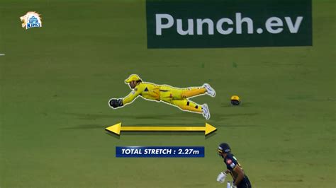 MS Dhoni flaunts his fitness levels with impressive diving catch ...