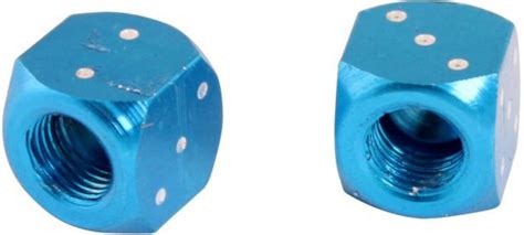 Valve Stem Caps Blue Dice Multi National Part Supply Your Dirt