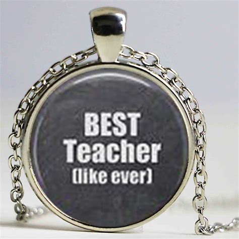 Buy Best Teacher Pendant Teacher Necklace Teacher