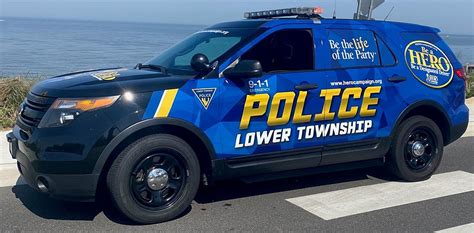 Lower Township Cops Debut Hero Themed Patrol Vehicle