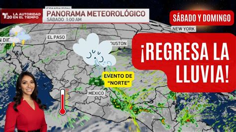 El pronóstico del tiempo en México sábado 20 y domingo 21 de enero