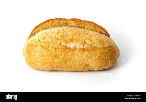 Loaf Of White Bread Cut Out On A White Background Stock Photo Alamy