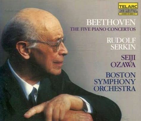 Rudolf Serkin Piano Seiji Ozawa Conduct Boston Symphony