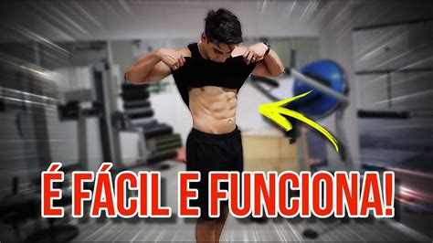 MEU TREINO PARA CONSTRUIR O TANQUINHO só 3 Exercícios YouTube