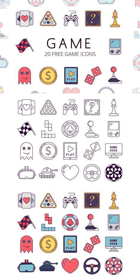 Game Vector Free Icon Set Graphicsurf Icon Set Vector Free