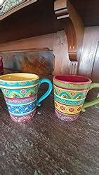 Amazon Certified International Tunisian Sunset Mugs Set Of 4