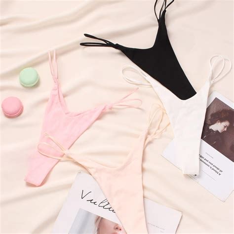 Quần Lót Lọt Khe Dây Đơn Giản B Lingerie
