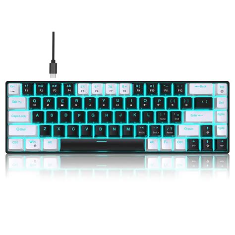 Teclado Mec Nico Compacto Retroiluminado Con Led Para Juegos