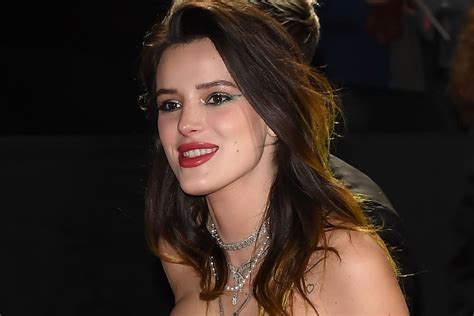 Bella Thornes Dior String Bikini Gives Denim Cutoff Shorts Sneakers