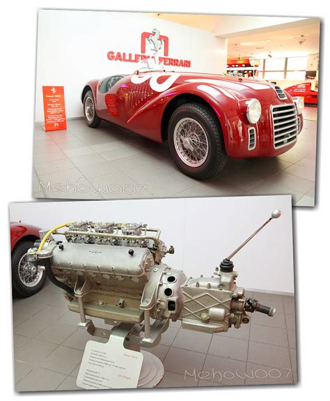 First Ferrari Ever Made And Its Worlds Smallest V12 Eng Flickr