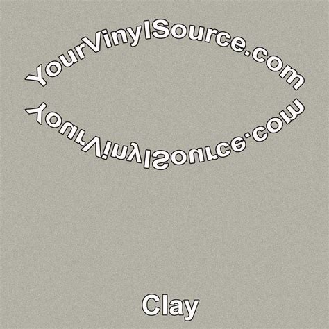 Clay printed vinyl 2 sizes – Your Vinyl Source