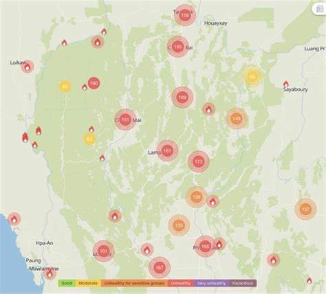 Air Pollution Reaches Unhealthy Levels In Thailand S North And