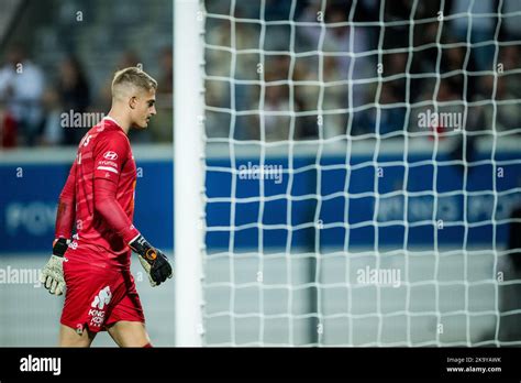 Gent S Goalkeeper Paul Nardi Looks Dejected During A Soccer Match