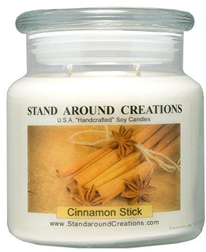 Premium 100 Soy Apothecary Candle 16 Oz Cinnamon Stick A Full Bodied Scent Of Rich Spicy