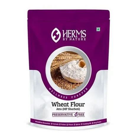 Herms Organic Wheat Flour Packaging Type Pouch 3 Month At Rs 150